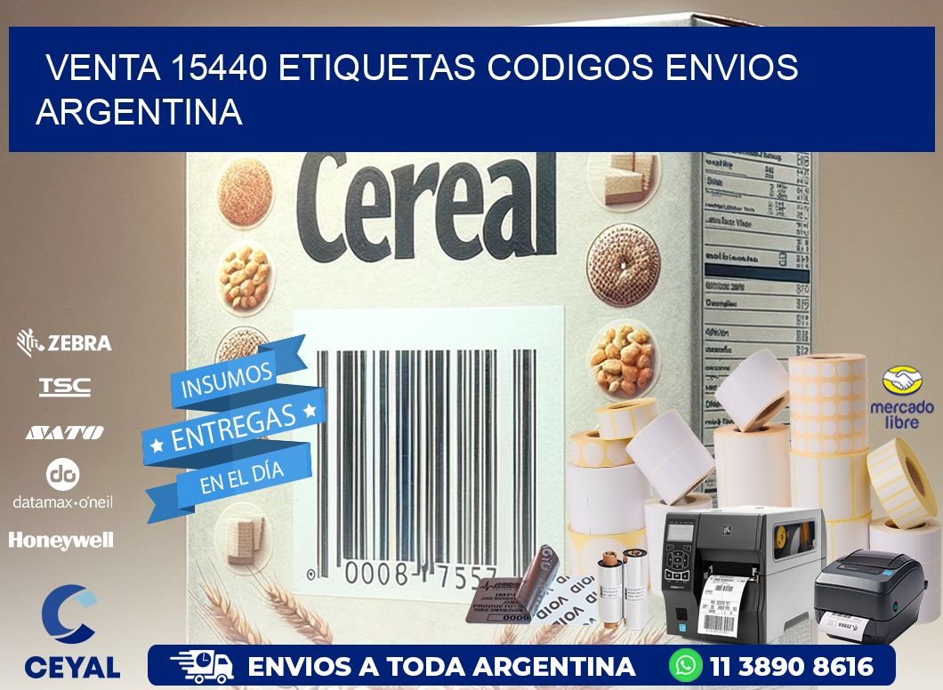 VENTA 15440 ETIQUETAS CODIGOS ENVIOS ARGENTINA