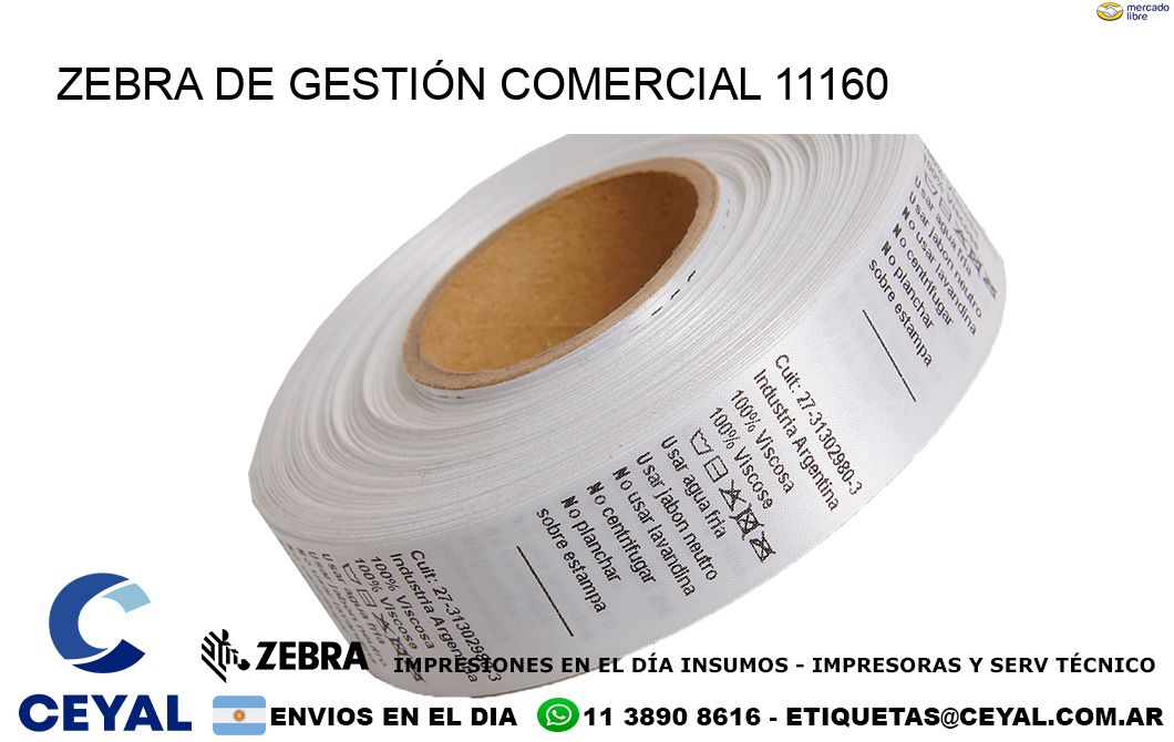ZEBRA DE GESTIÓN COMERCIAL 11160
