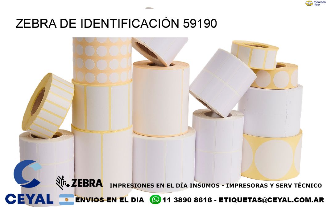 ZEBRA DE IDENTIFICACIÓN 59190