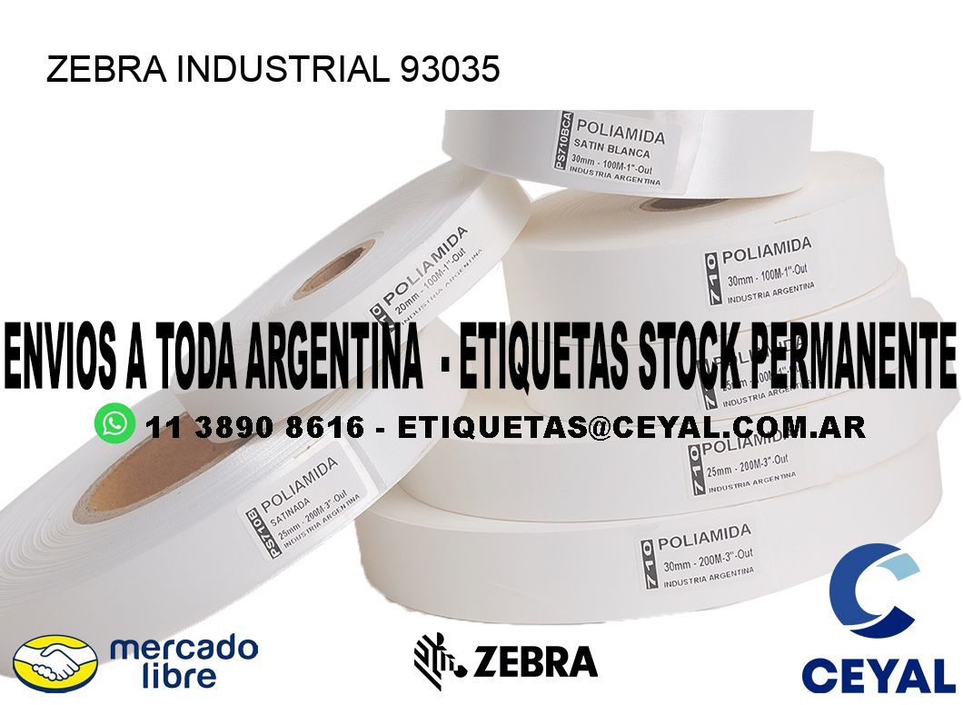 ZEBRA INDUSTRIAL 93035