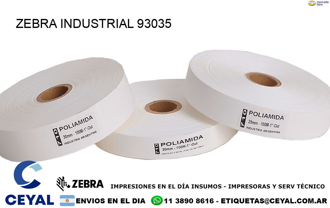 ZEBRA INDUSTRIAL 93035