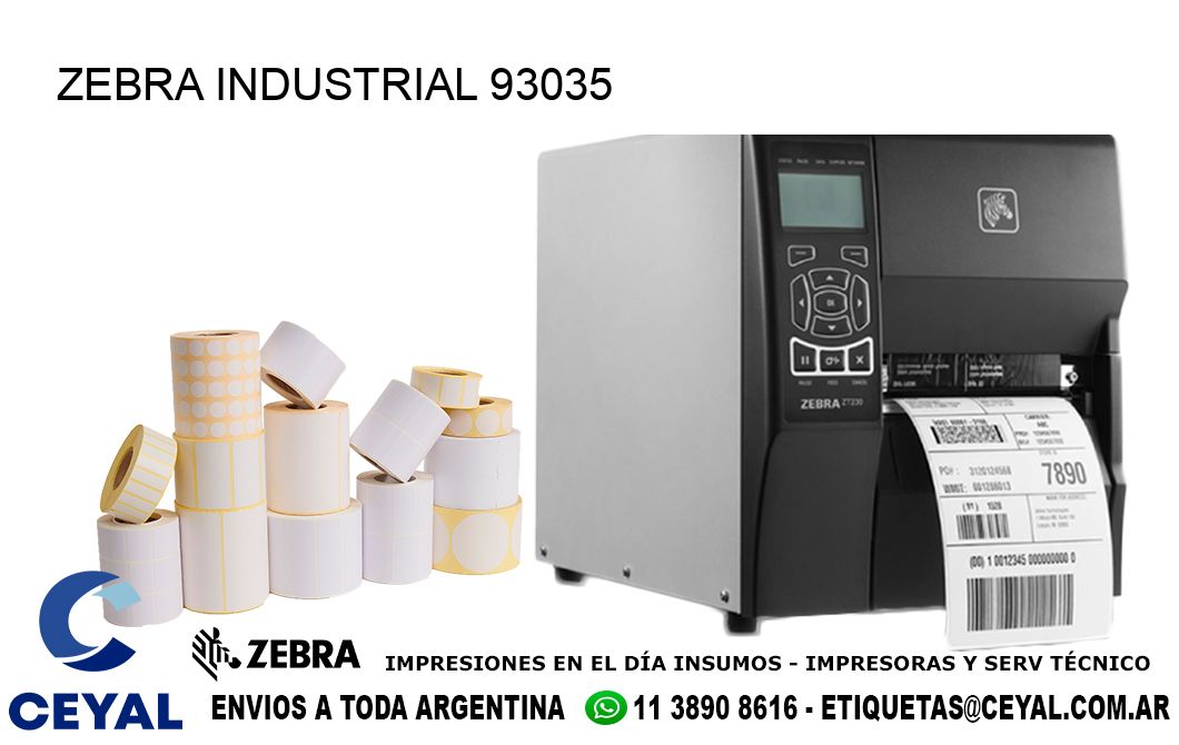 ZEBRA INDUSTRIAL 93035