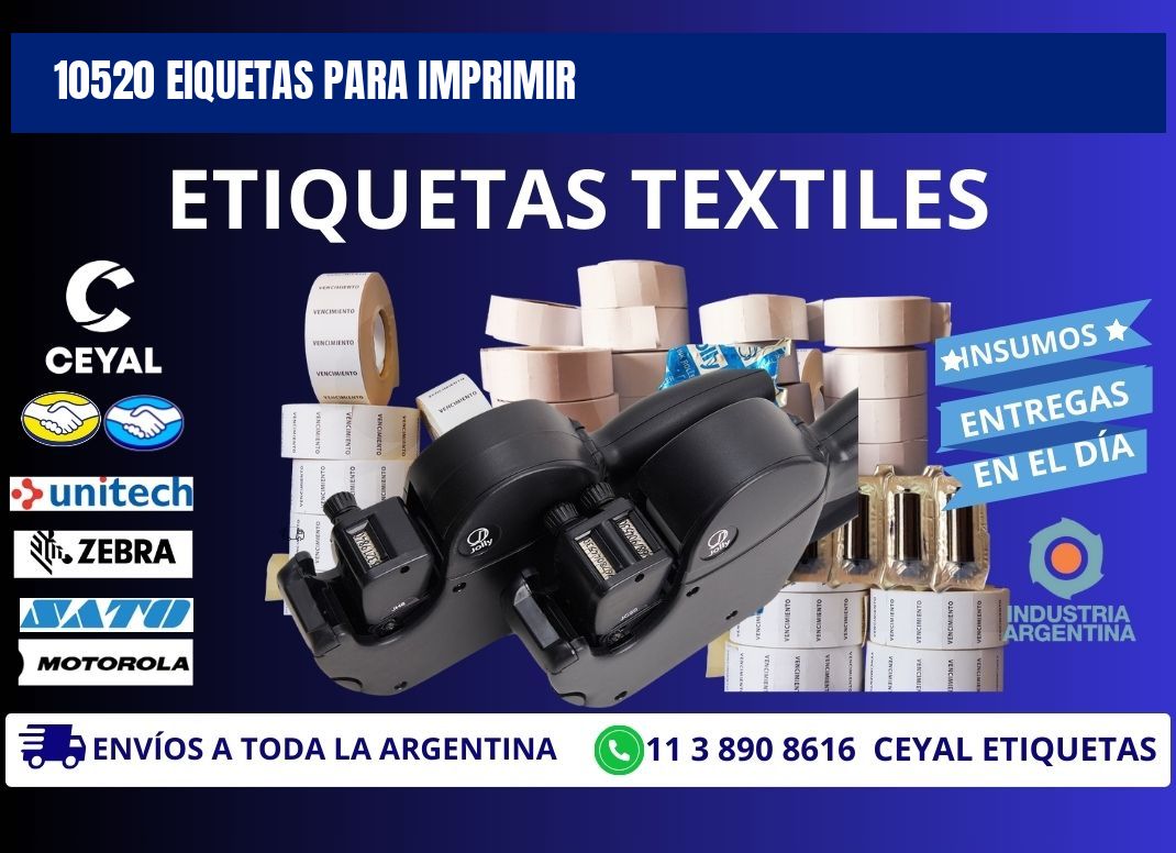 10520 EIQUETAS PARA IMPRIMIR