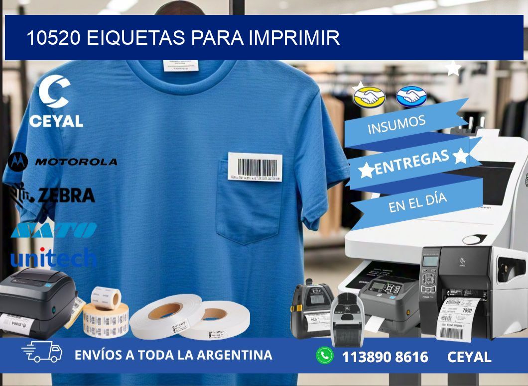 10520 EIQUETAS PARA IMPRIMIR