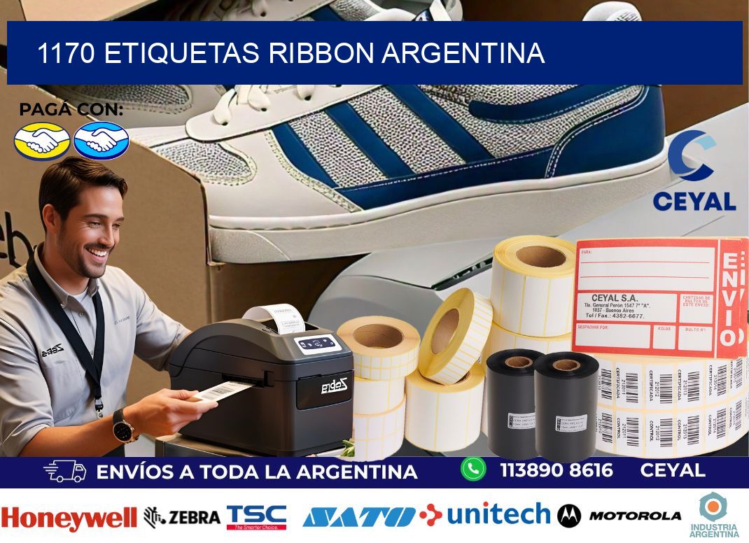 1170 etiquetas ribbon argentina