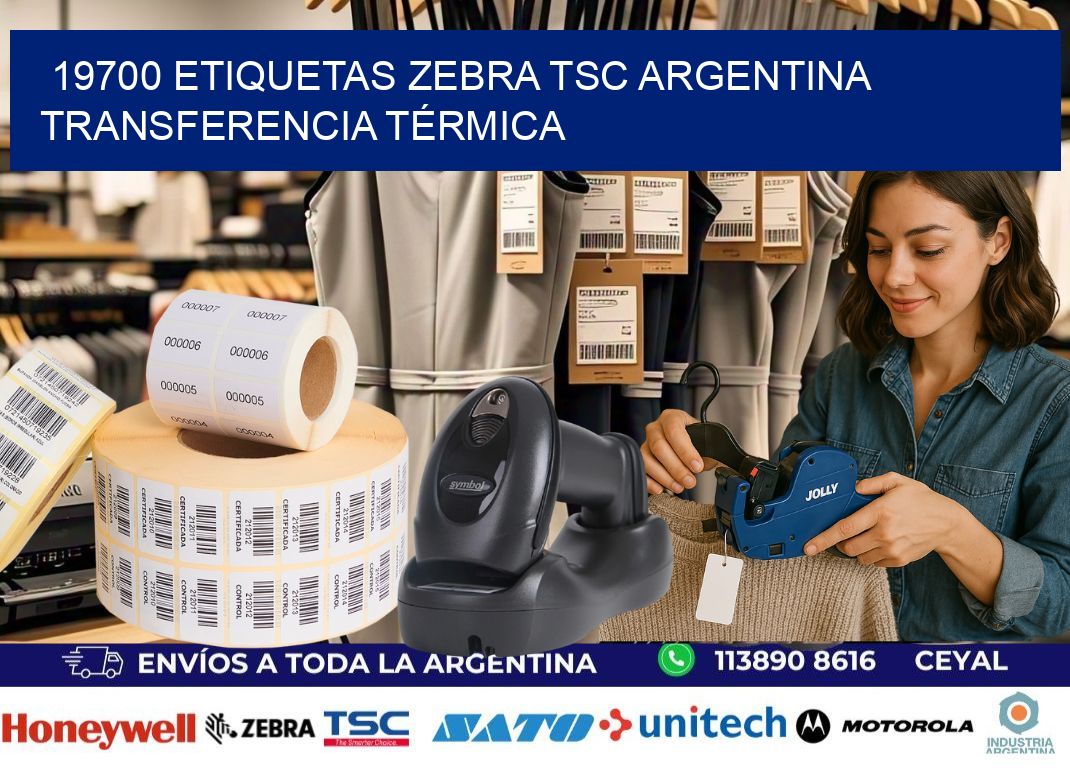 19700 etiquetas zebra tsc argentina TRANSFERENCIA TÉRMICA
