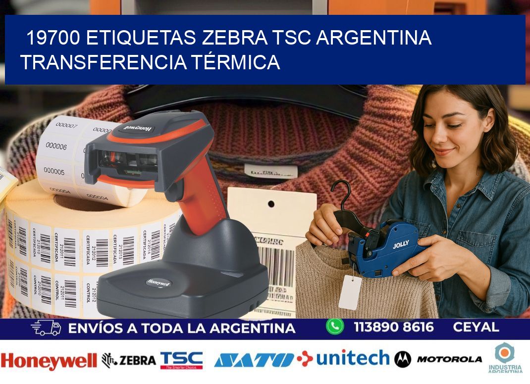 19700 etiquetas zebra tsc argentina TRANSFERENCIA TÉRMICA