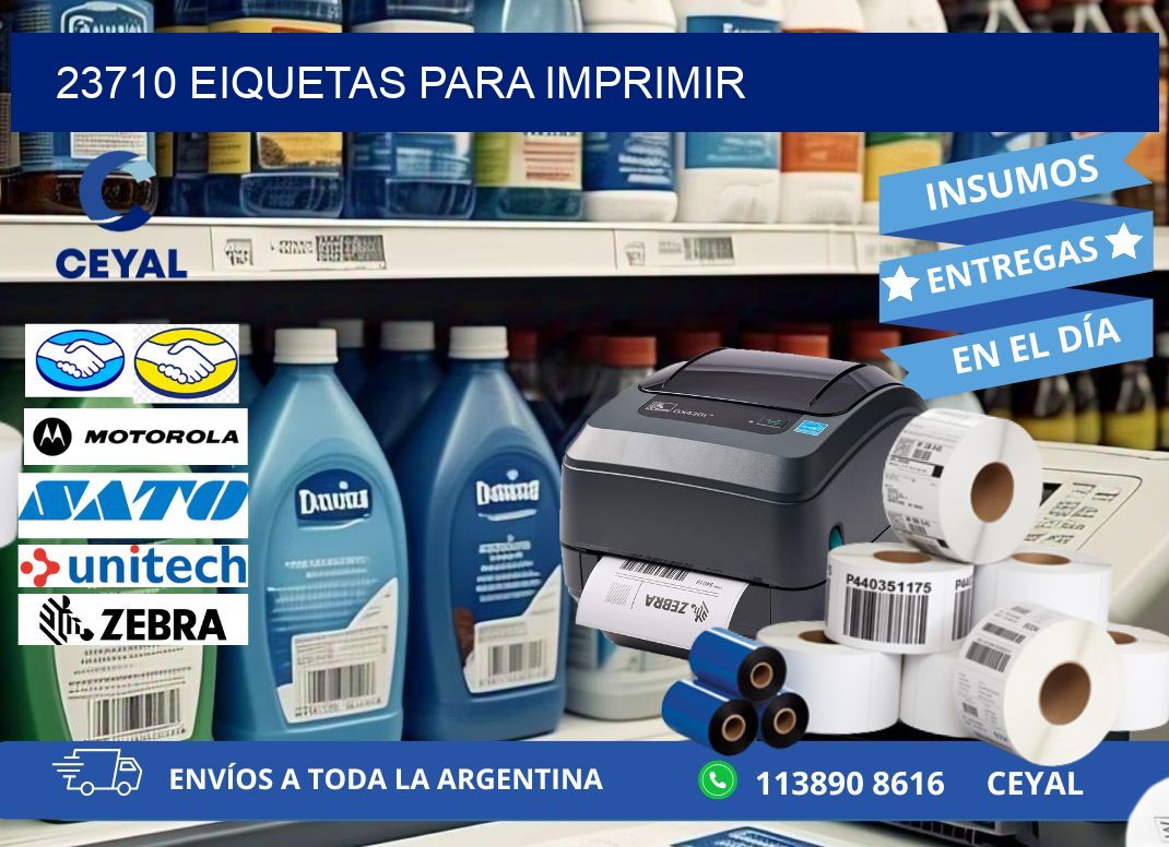 23710 EIQUETAS PARA IMPRIMIR