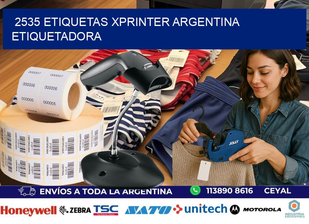 2535 etiquetas xprinter argentina ETIQUETADORA
