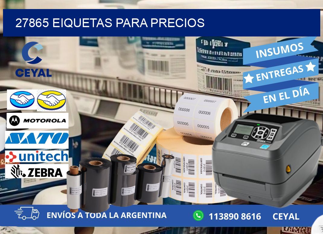 27865 EIQUETAS PARA PRECIOS