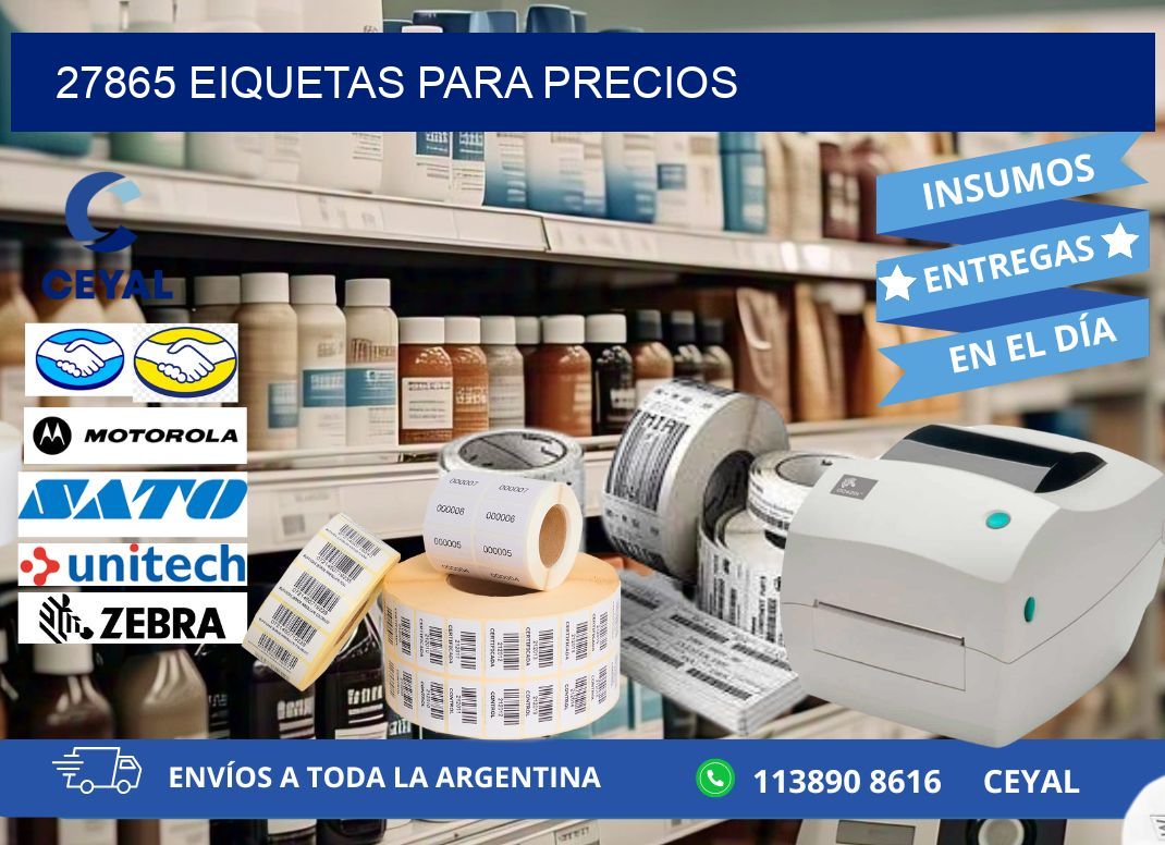 27865 EIQUETAS PARA PRECIOS