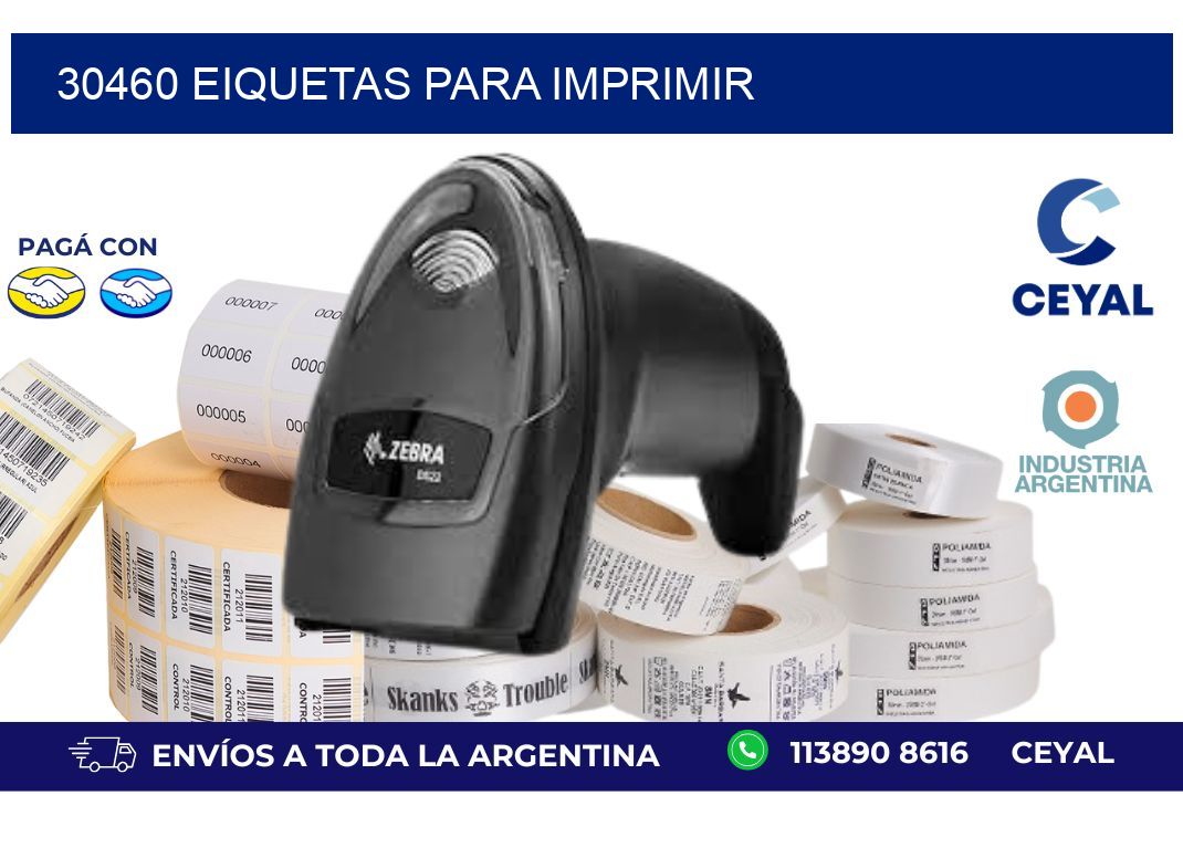 30460 EIQUETAS PARA IMPRIMIR