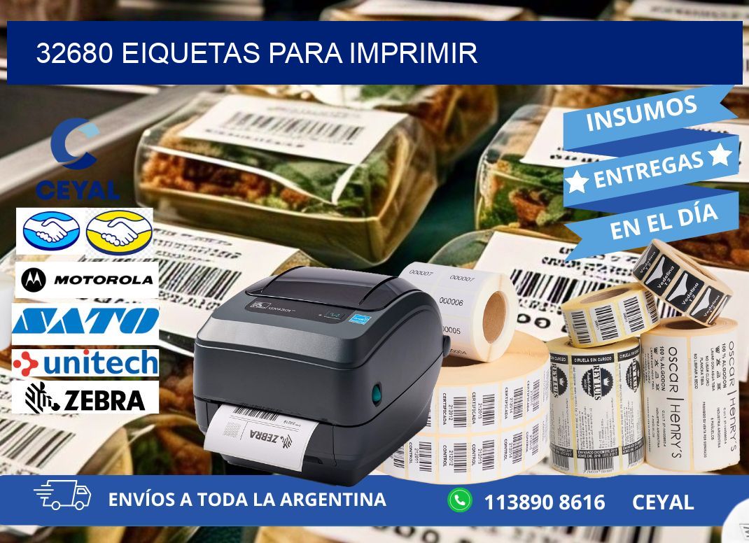 32680 EIQUETAS PARA IMPRIMIR