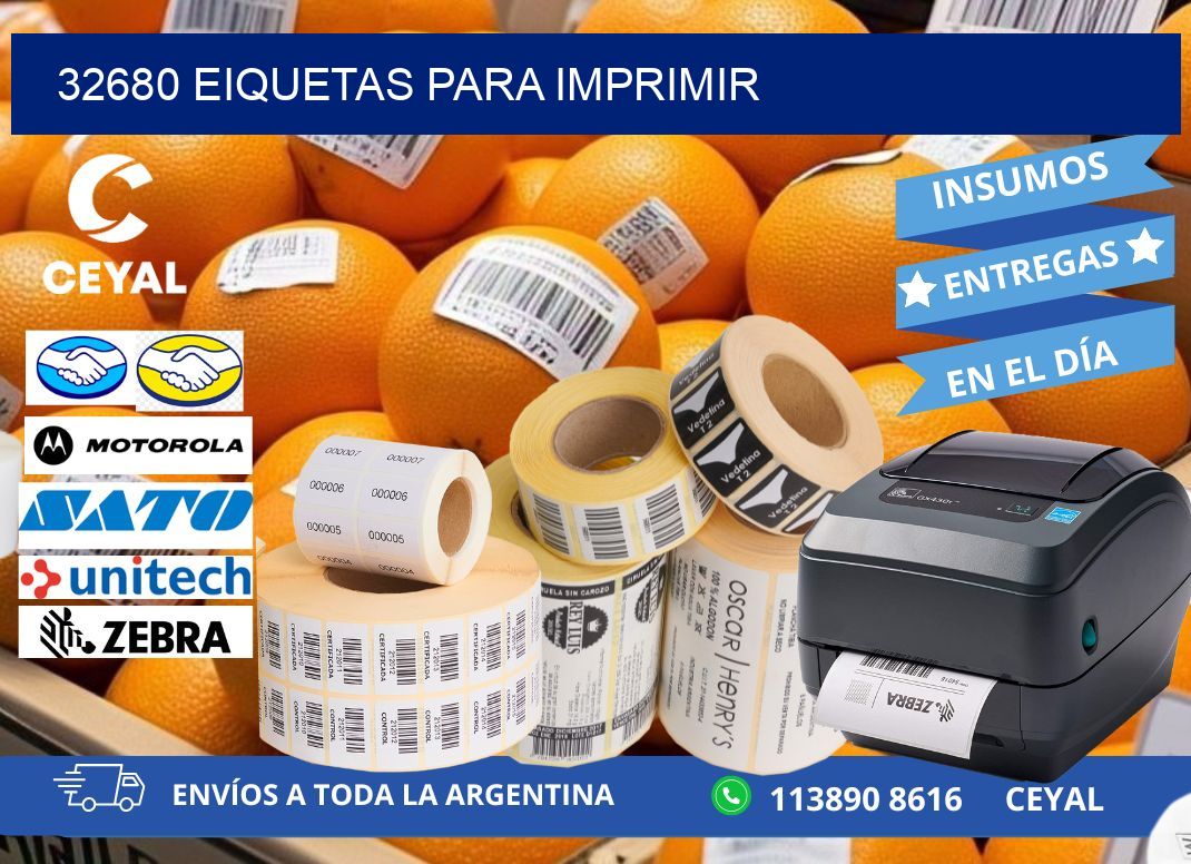 32680 EIQUETAS PARA IMPRIMIR