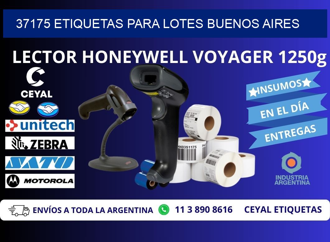 37175 ETIQUETAS PARA LOTES BUENOS AIRES