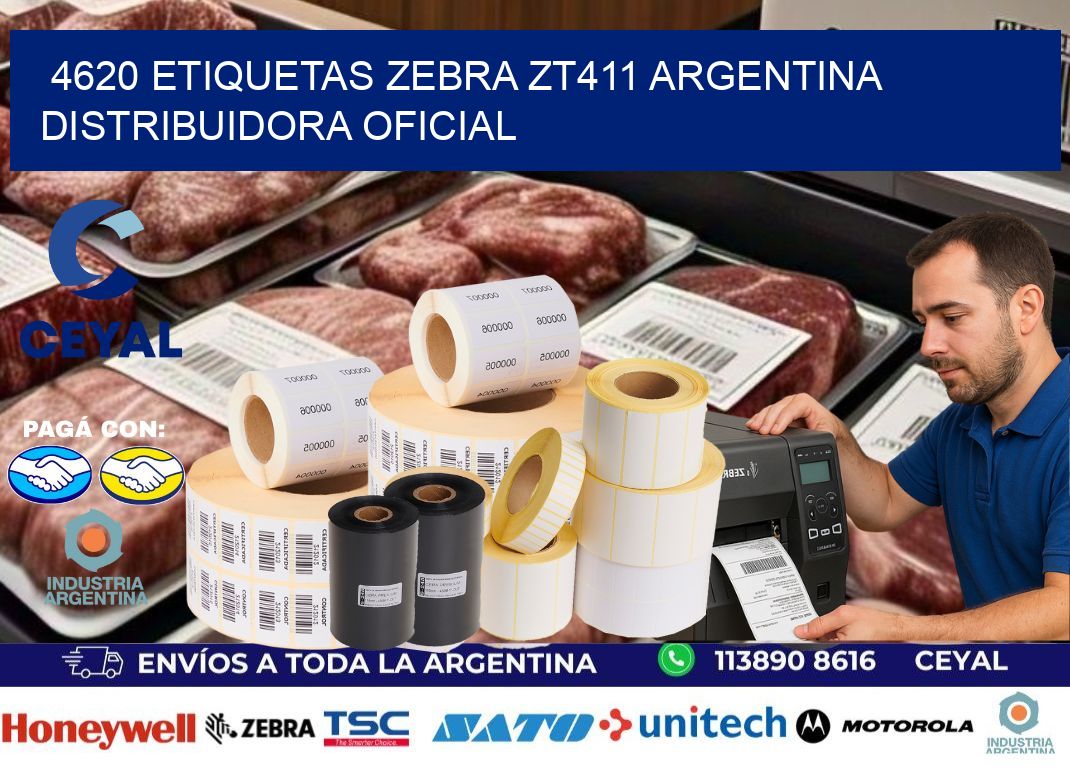 4620 etiquetas zebra zt411 argentina DISTRIBUIDORA OFICIAL