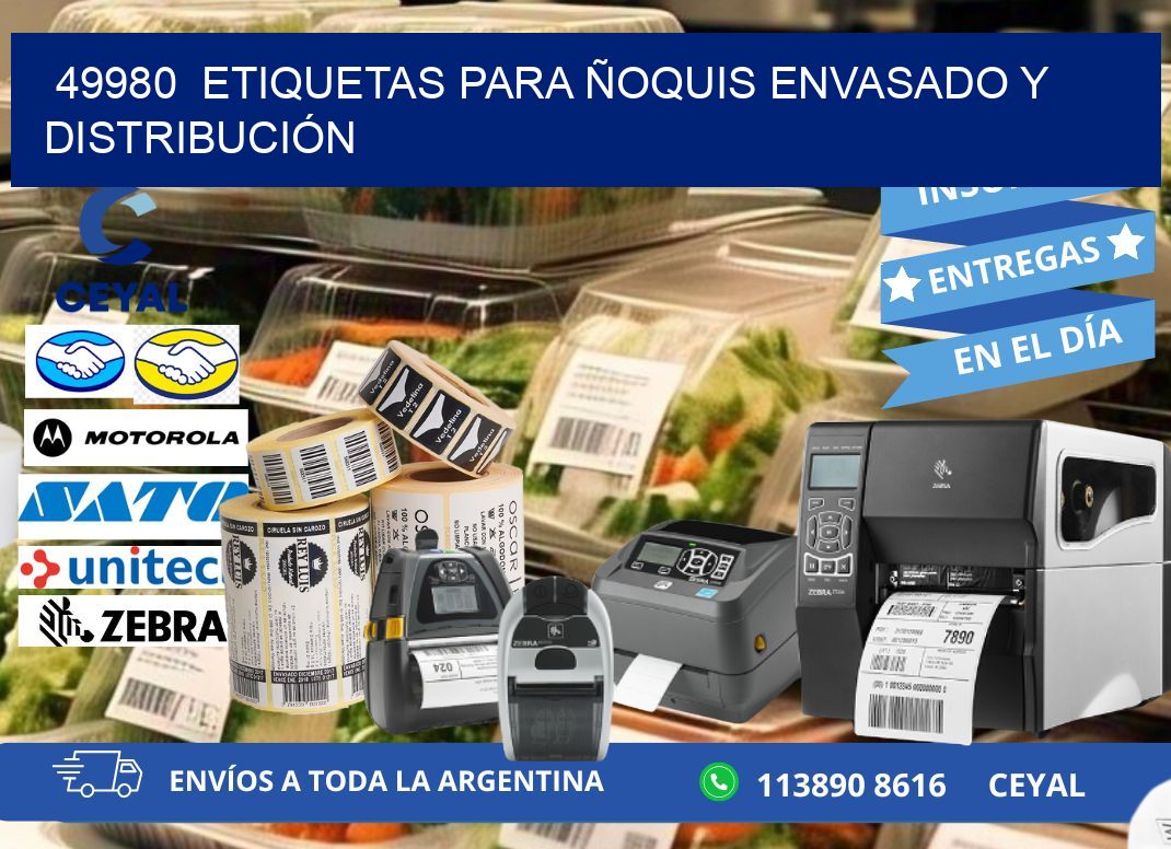 49980  ETIQUETAS PARA ÑOQUIS ENVASADO Y DISTRIBUCIÓN