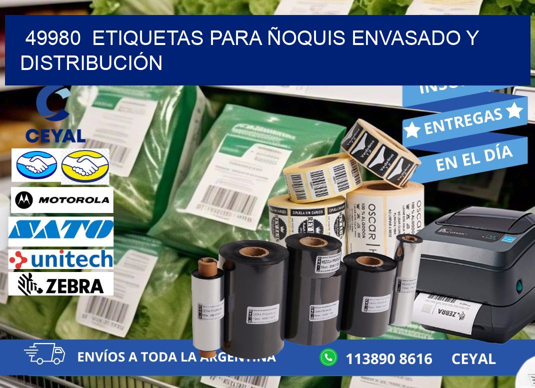 49980  ETIQUETAS PARA ÑOQUIS ENVASADO Y DISTRIBUCIÓN