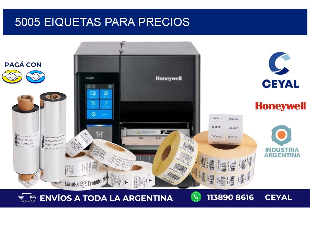 5005 EIQUETAS PARA PRECIOS