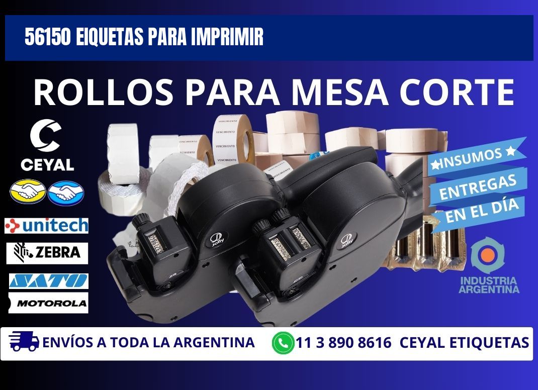 56150 EIQUETAS PARA IMPRIMIR