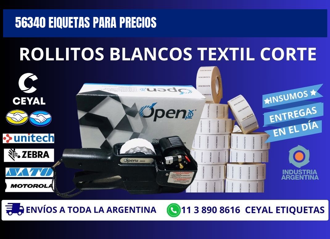 56340 EIQUETAS PARA PRECIOS