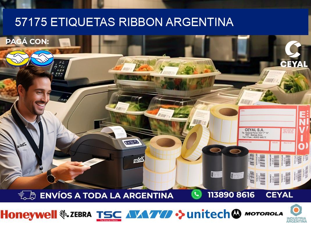 57175 etiquetas ribbon argentina