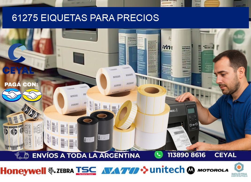 61275 EIQUETAS PARA PRECIOS
