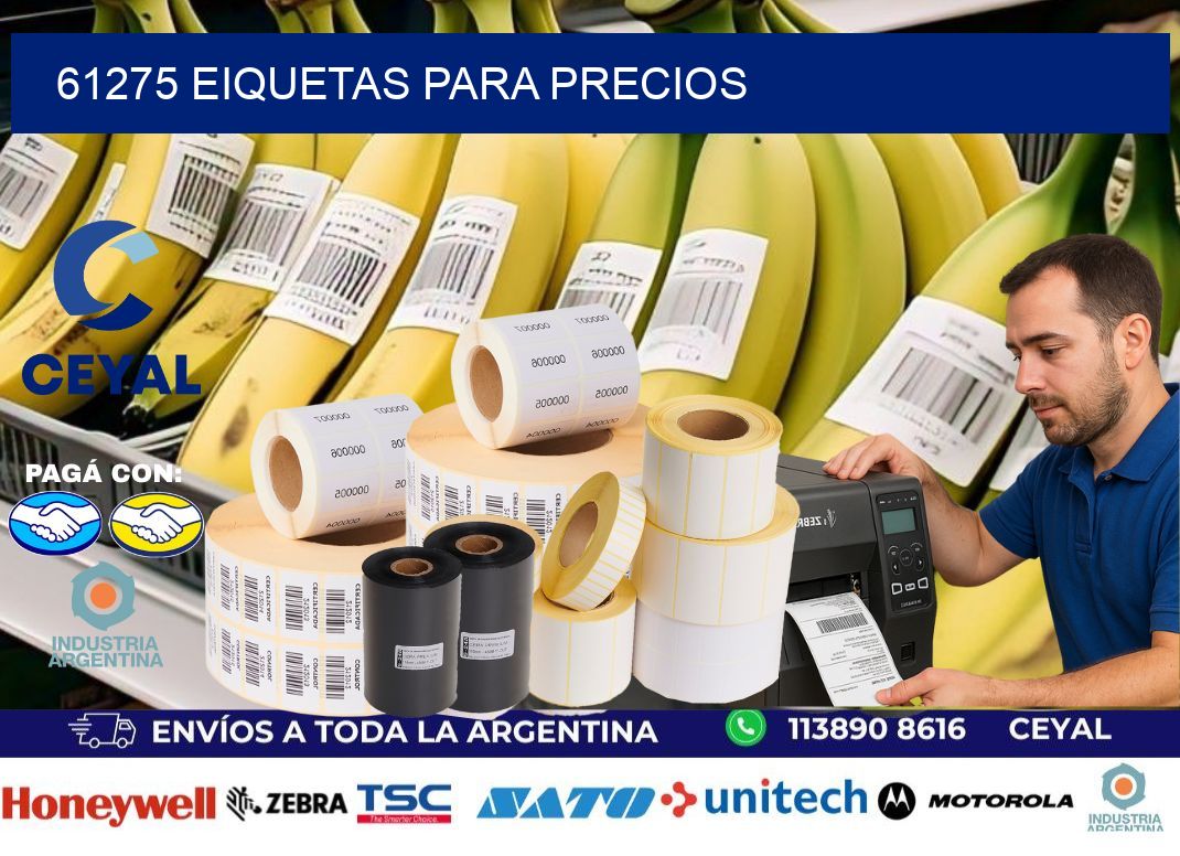 61275 EIQUETAS PARA PRECIOS