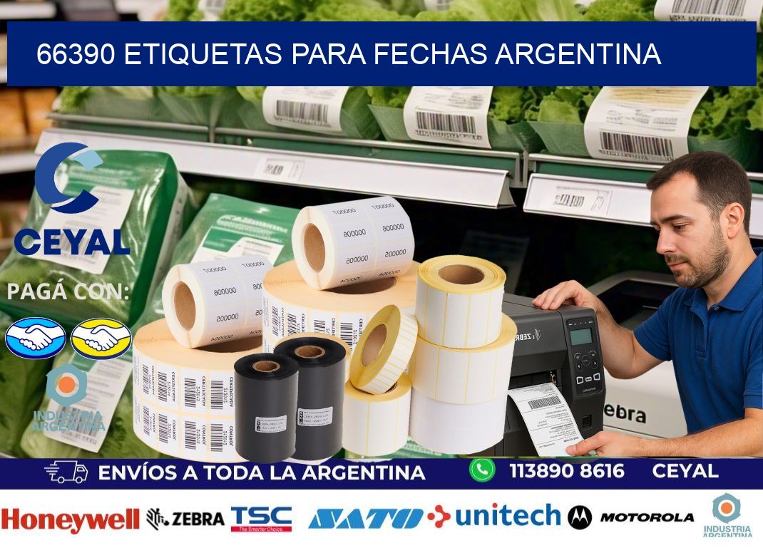 66390 ETIQUETAS PARA FECHAS ARGENTINA