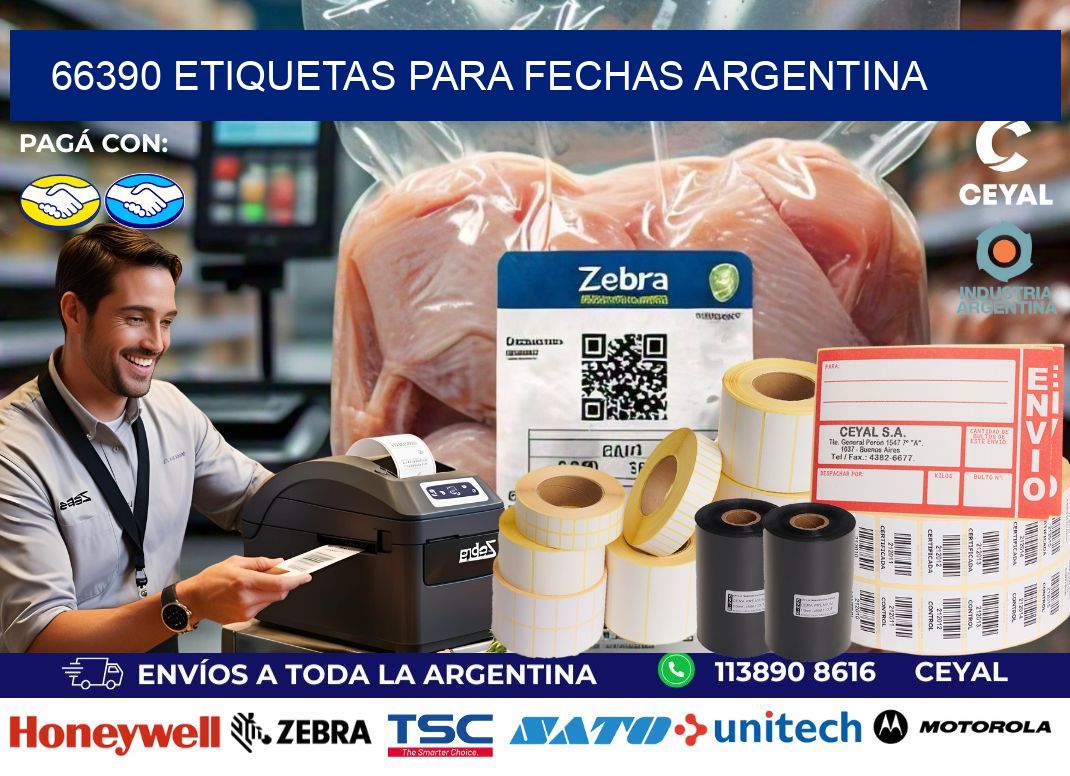 66390 ETIQUETAS PARA FECHAS ARGENTINA