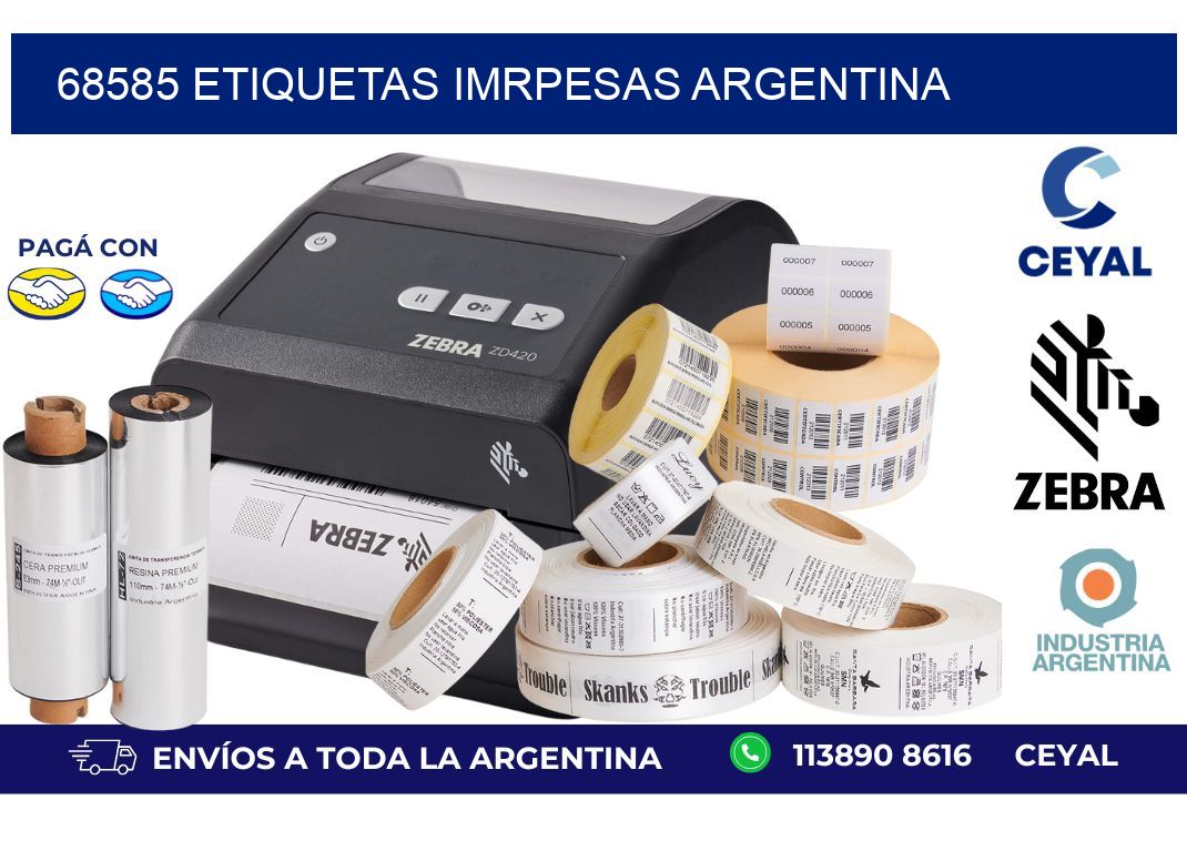 68585 etiquetas imrpesas argentina