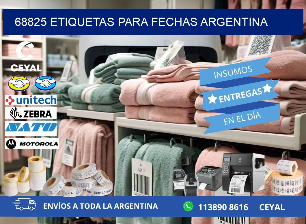 68825 ETIQUETAS PARA FECHAS ARGENTINA