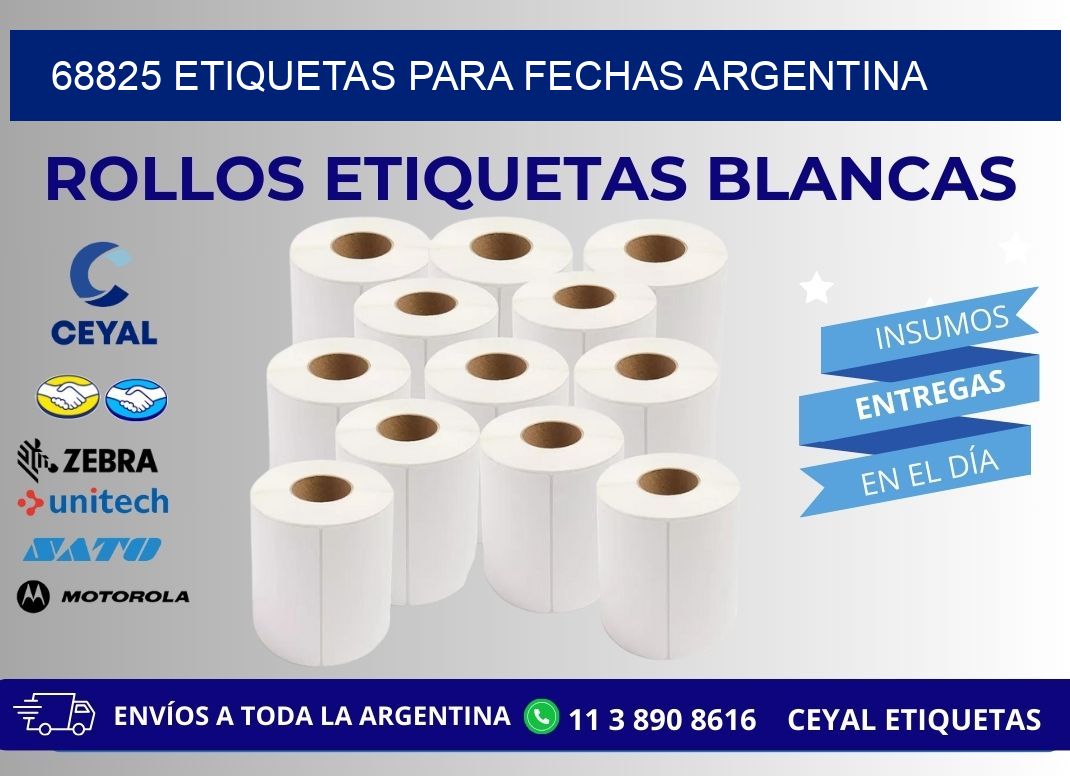 68825 ETIQUETAS PARA FECHAS ARGENTINA