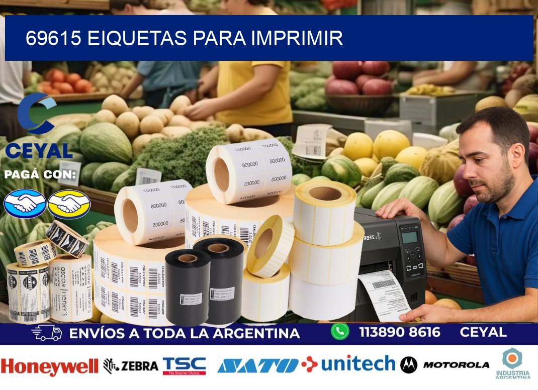 69615 EIQUETAS PARA IMPRIMIR