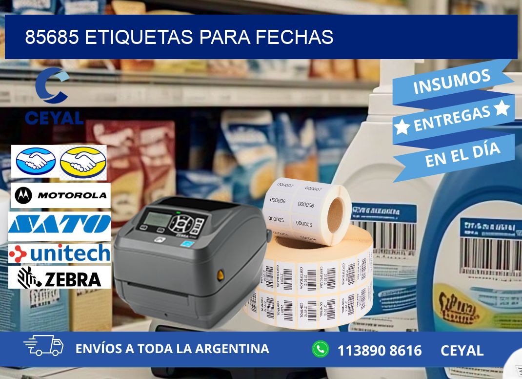 85685 ETIQUETAS PARA FECHAS