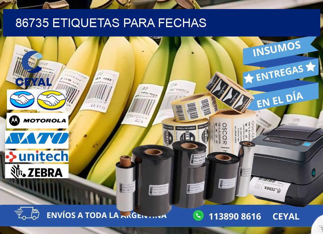 86735 ETIQUETAS PARA FECHAS