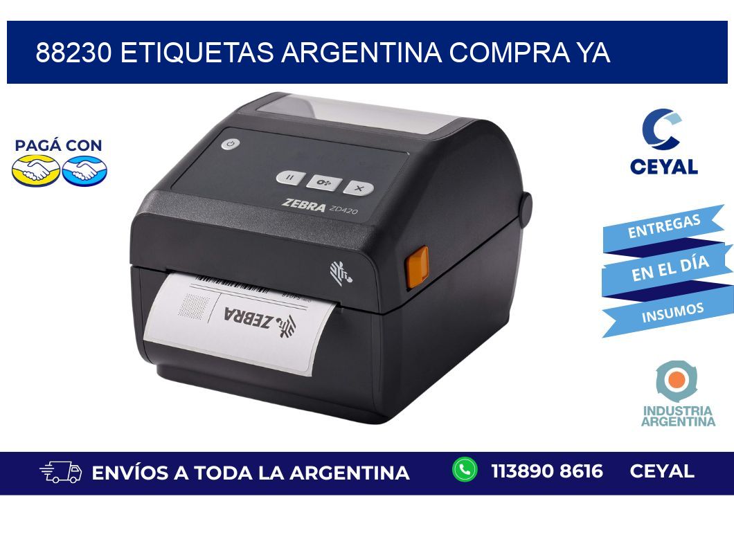 88230 etiquetas argentina COMPRA YA