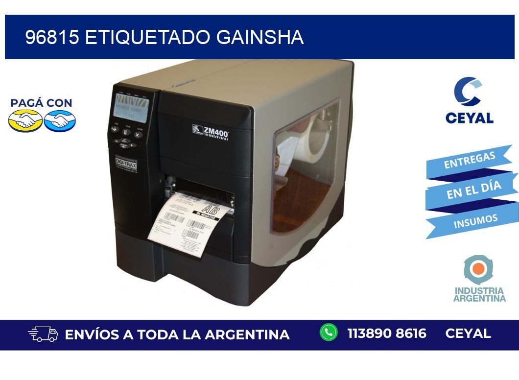 96815 ETIQUETADO GAINSHA