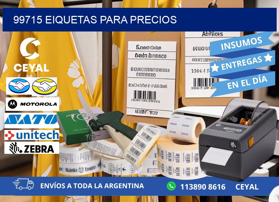 99715 EIQUETAS PARA PRECIOS