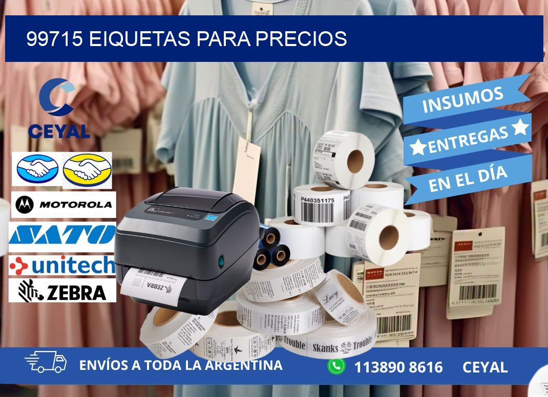 99715 EIQUETAS PARA PRECIOS
