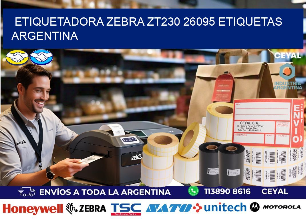 etiquetadora zebra zt230 26095 etiquetas argentina