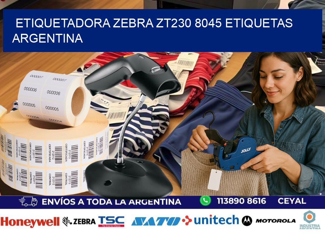 etiquetadora zebra zt230 8045 etiquetas argentina