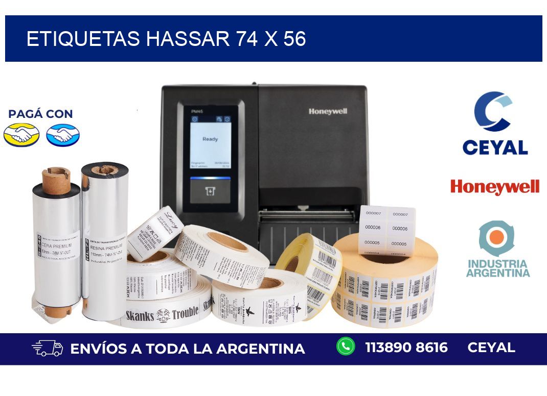etiquetas hassar 74 x 56