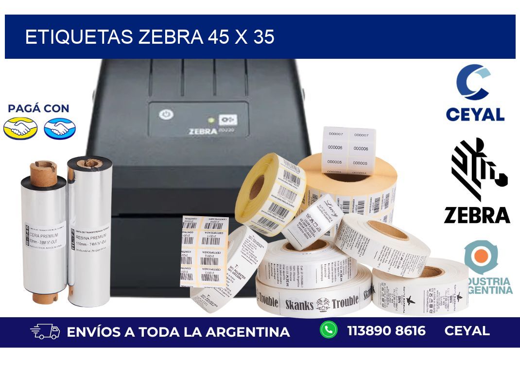 etiquetas zebra 45 x 35