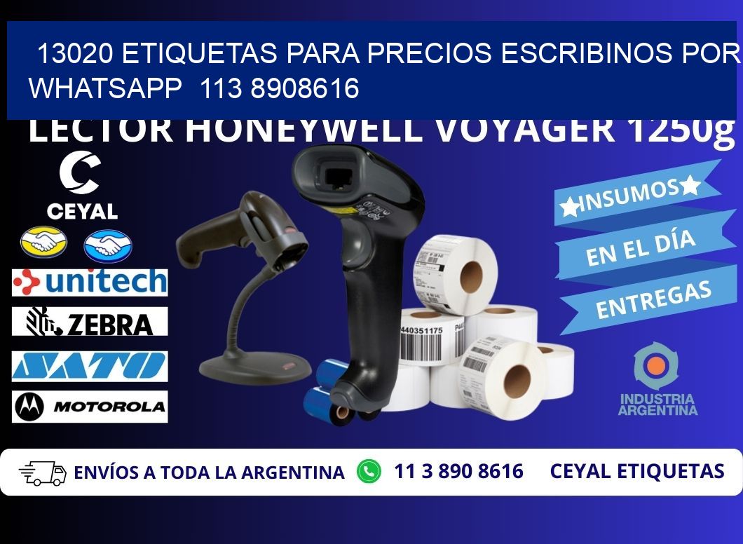 13020 ETIQUETAS PARA PRECIOS ESCRIBINOS POR WHATSAPP  113 8908616