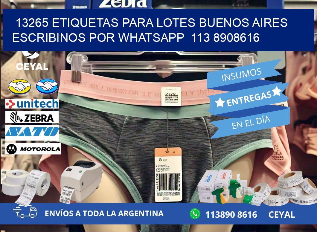 13265 ETIQUETAS PARA LOTES BUENOS AIRES ESCRIBINOS POR WHATSAPP  113 8908616