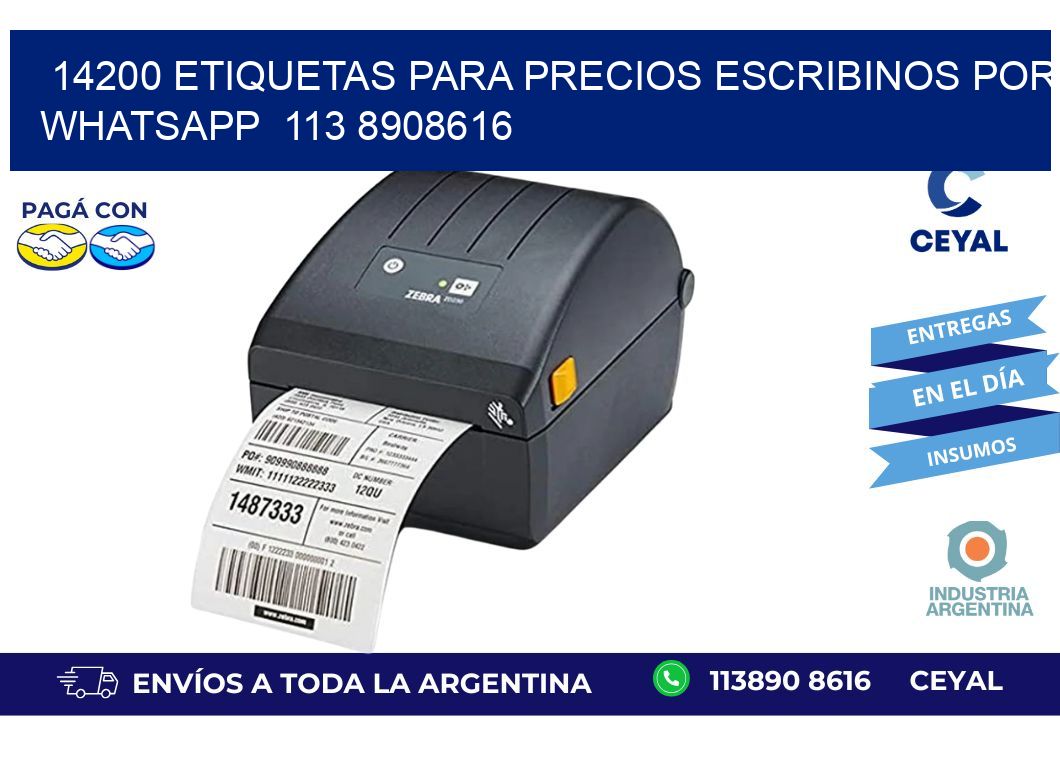 14200 ETIQUETAS PARA PRECIOS ESCRIBINOS POR WHATSAPP  113 8908616
