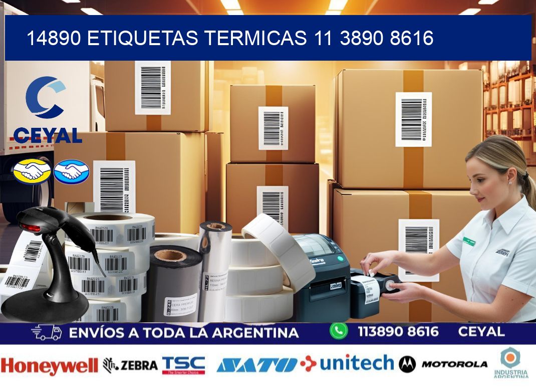 14890 ETIQUETAS TERMICAS 11 3890 8616