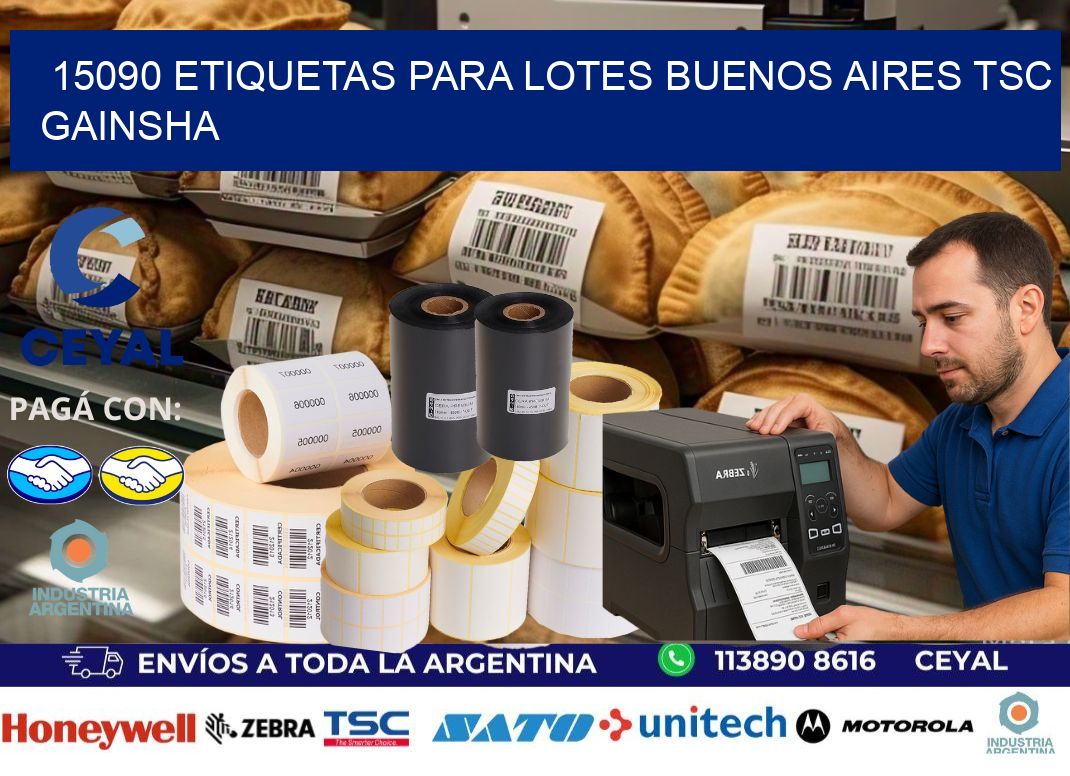 15090 ETIQUETAS PARA LOTES BUENOS AIRES TSC GAINSHA