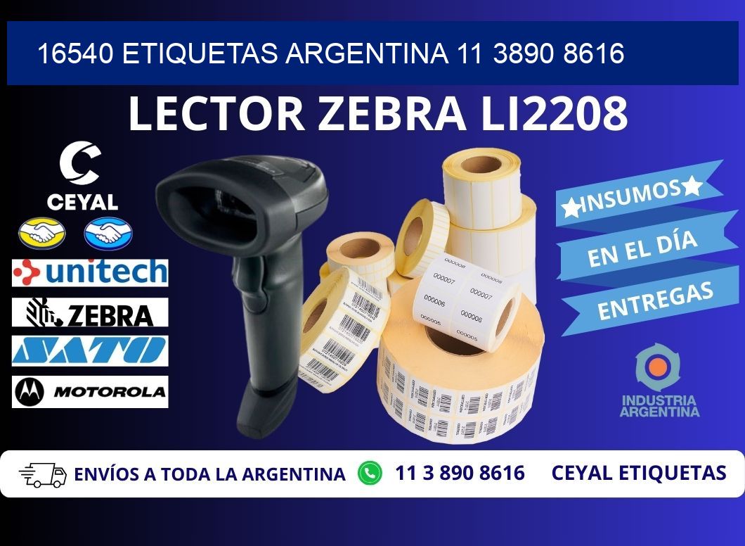 16540 ETIQUETAS ARGENTINA 11 3890 8616